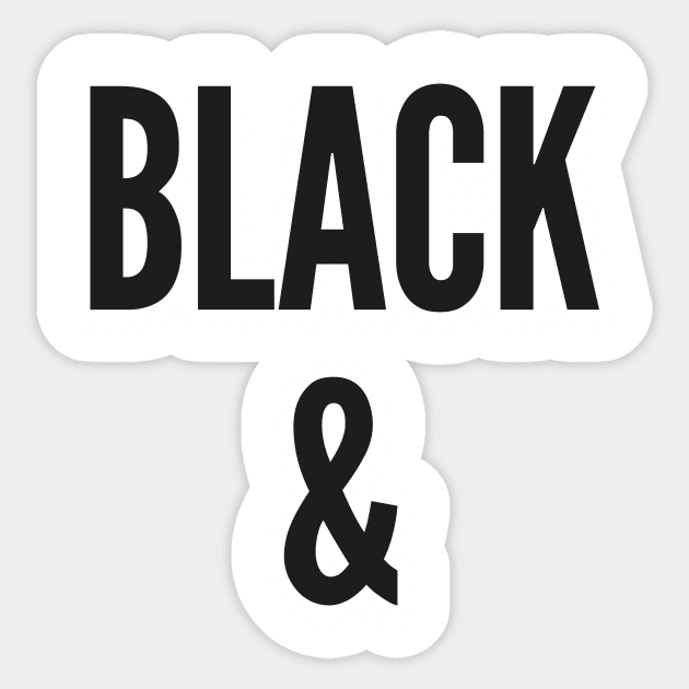 Black and White Sticker by StudioMottos